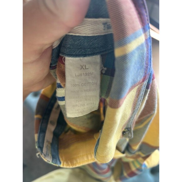 Twenty X Wrangler XL Longsleeve Button Down Shirt Plaid Western Cowboy - Picture 3 of 7